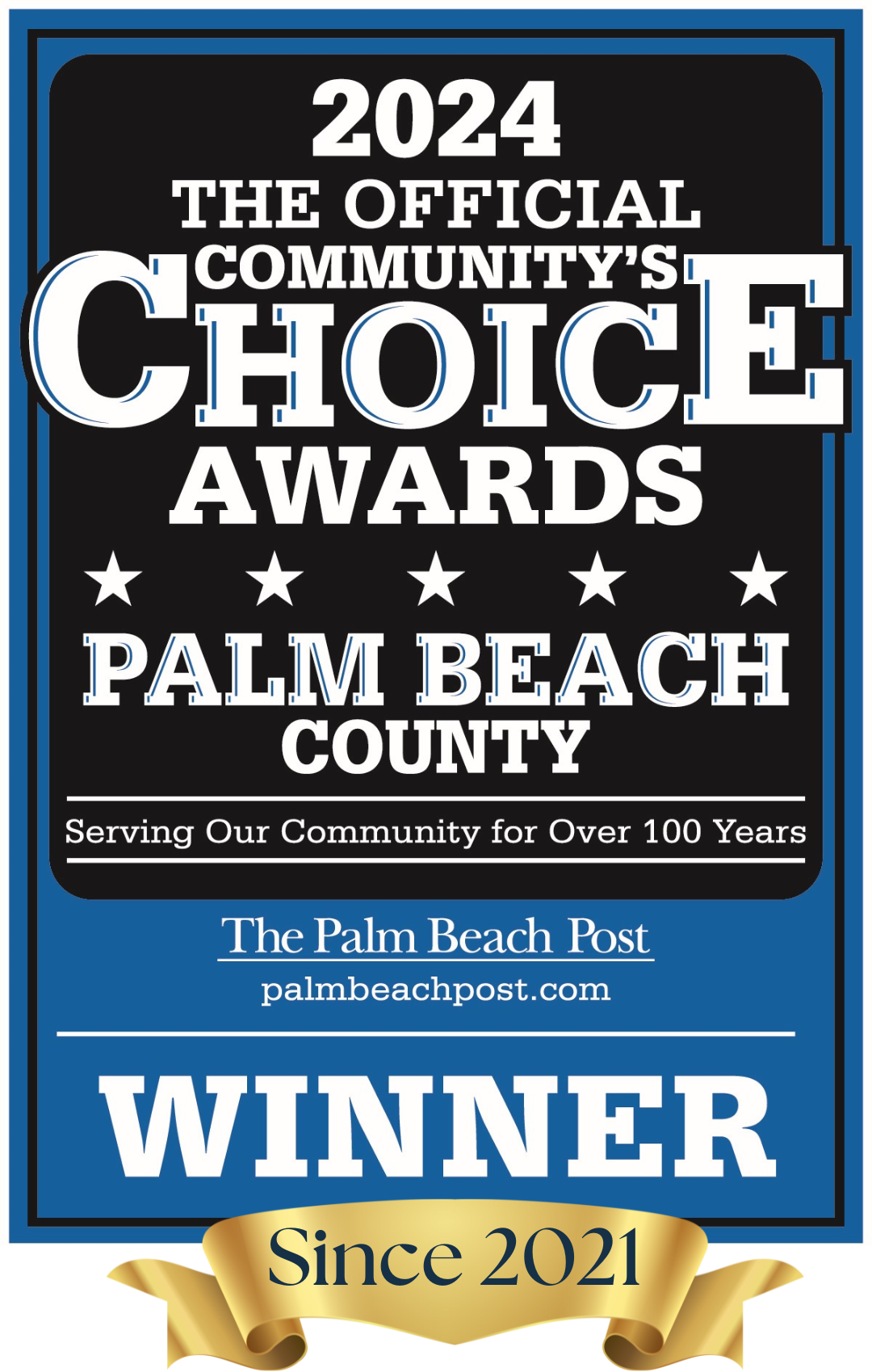 Best of Palm Beach Badge